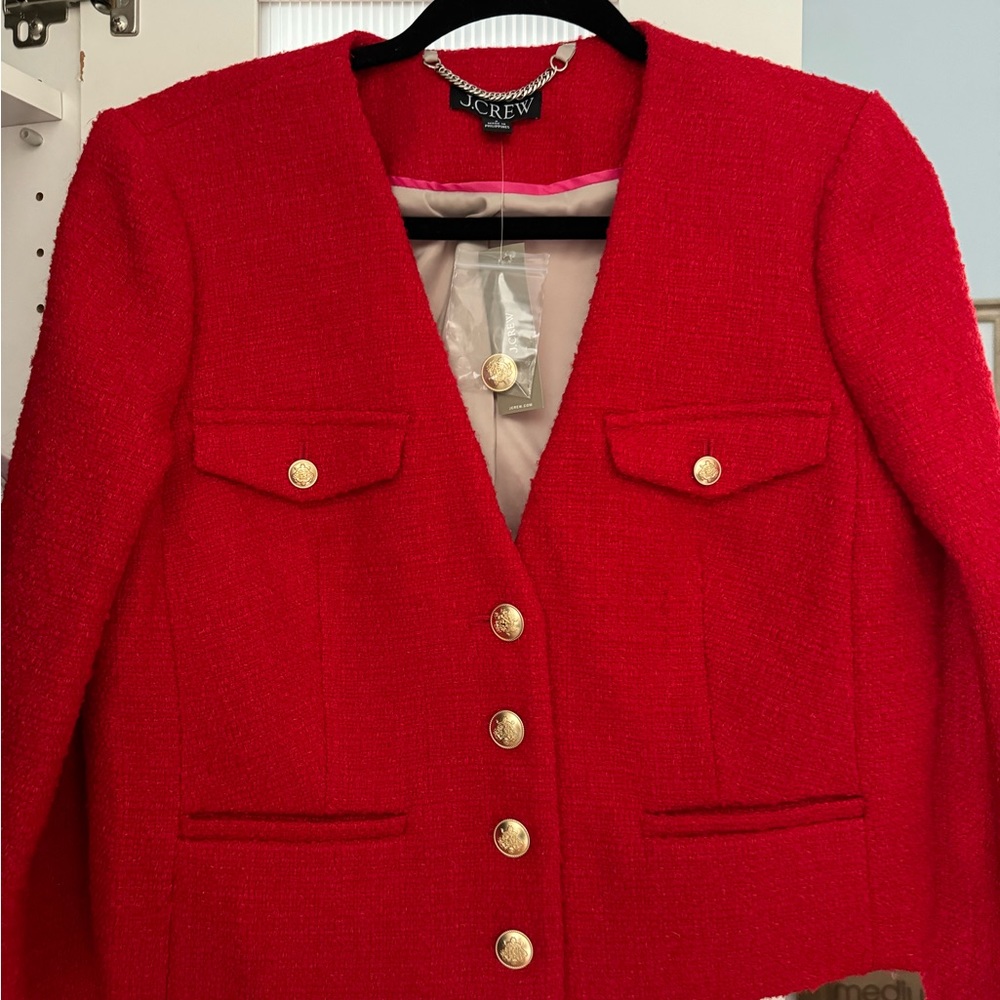 JCrew V Neck Maritime Lady Jacket